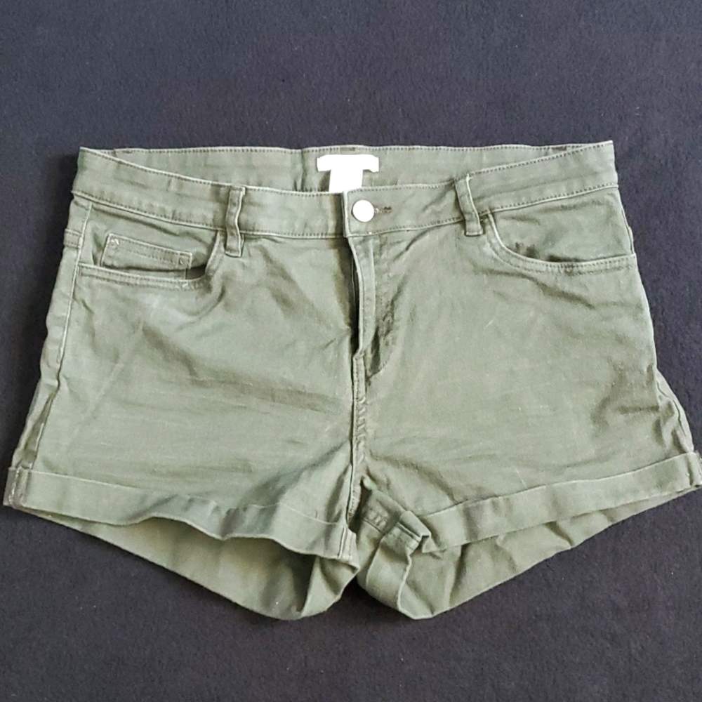 H&M Army Green Shorts